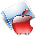 Apple strawberry icon